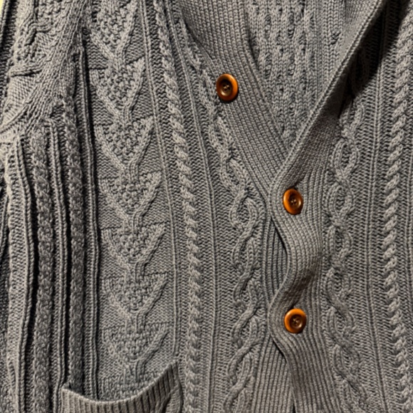 J.Crew Knit Aran Fishermen Cardigan - Picture 2 of 4